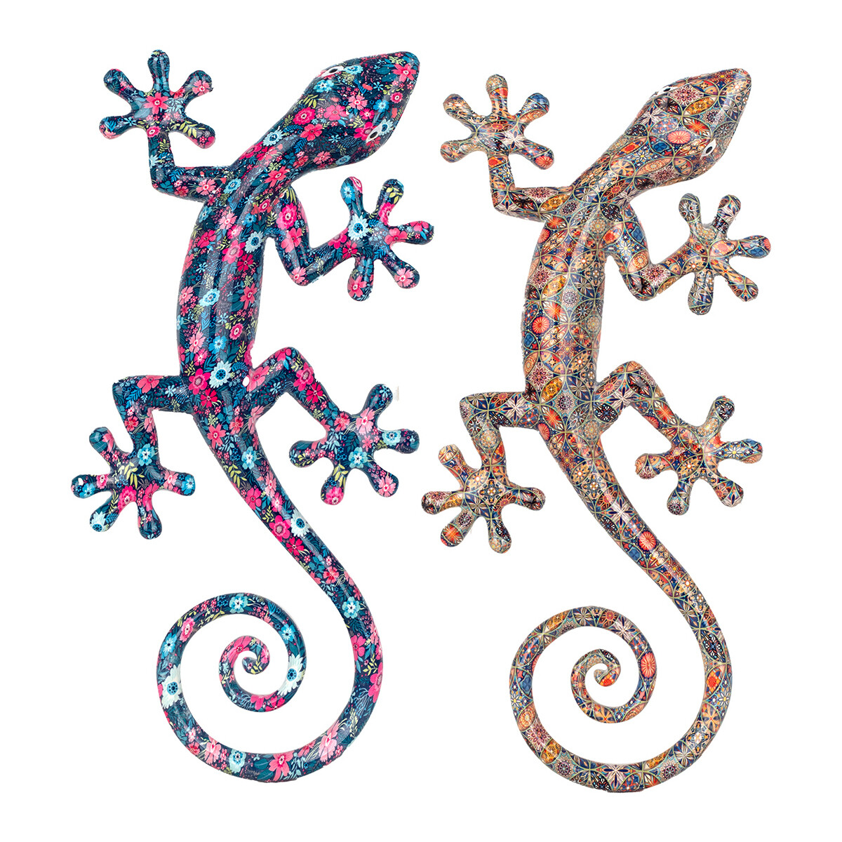 Dom Kipci in figurice Signes Grimalt Slika Lizard Trencadís 2U. Večbarvna