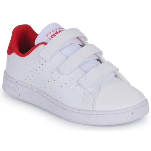 Čevlji  Otroci Nizke superge Adidas Sportswear ADVANTAGE CF C Bela / Rdeča