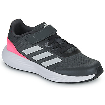 Čevlji  Deklice Tek & Trail Adidas Sportswear RUNFALCON 3.0 EL K Siva / Rožnata