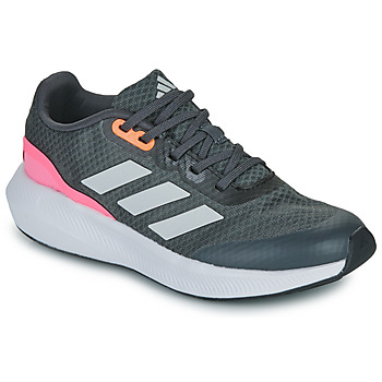 Čevlji  Deklice Tek & Trail Adidas Sportswear RUNFALCON 3.0 K Siva / Rožnata