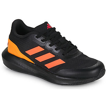 Čevlji  Dečki Tek & Trail Adidas Sportswear RUNFALCON 3.0 K Črna / Oranžna