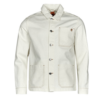 Oblačila Moški Jakne Timberland Work For The Future - Cotton Hemp Denim Chore Jacket Bela