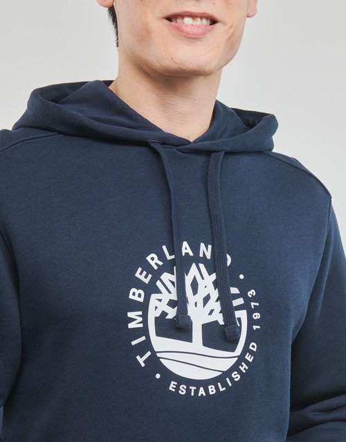 Timberland Refibra Logo Hooded Sweatshirt (Regular LB) Črna