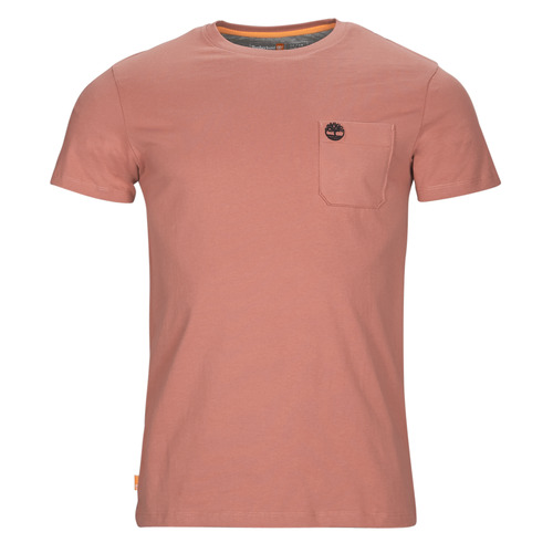Oblačila Moški Majice s kratkimi rokavi Timberland SS Dunstan River Pocket Tee Slim Rožnata