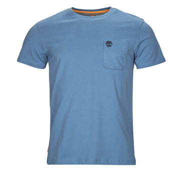 Oblačila Moški Majice s kratkimi rokavi Timberland SS Dunstan River Pocket Tee Slim Modra