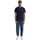 Oblačila Moški Majice & Polo majice Revolution 1302 KEE T-Shirt - Navy Melange Modra