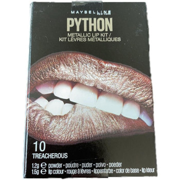 Lepota Ženske Palete ličil za oči Maybelline New York Python Metallic-Lippenstift-Set - 10 Treacherous Drugo