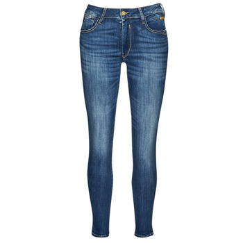 Oblačila Ženske Jeans 3/4 & 7/8 Le Temps des Cerises PULP HIGH C KIRR Modra