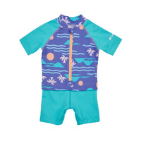 Oblačila Dečki Kopalke / Kopalne hlače Columbia Sandy Shores Sunguard Suit Vijolična / Modra