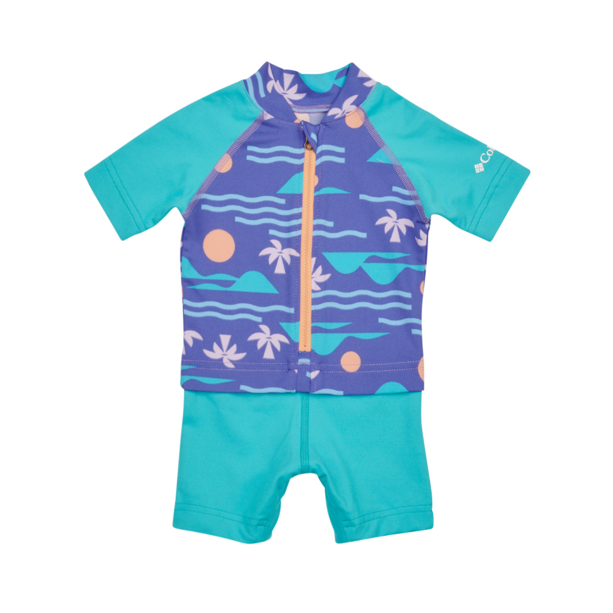 Oblačila Dečki Kopalke / Kopalne hlače Columbia Sandy Shores Sunguard Suit Vijolična / Modra