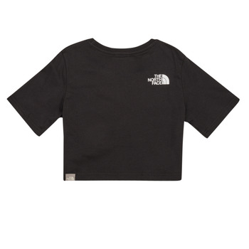 The North Face Girls S/S Crop Easy Tee Črna