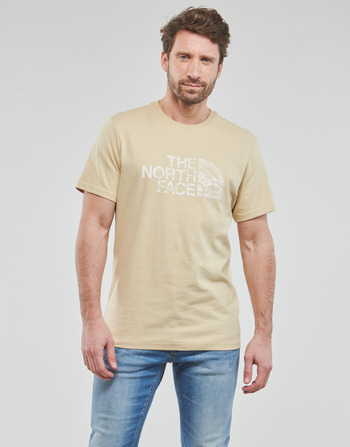 Oblačila Moški Majice s kratkimi rokavi The North Face S/S Woodcut Dome Tee Bež