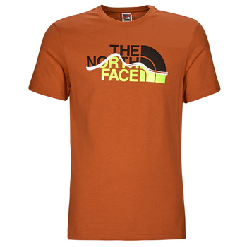 Oblačila Moški Majice s kratkimi rokavi The North Face S/S Mountain Line Tee Kostanjeva