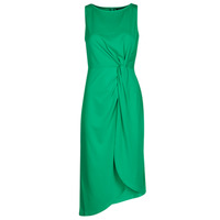 Oblačila Ženske Kratke obleke Lauren Ralph Lauren JILFINA-SLEEVELESS-DAY DRESS Zelena