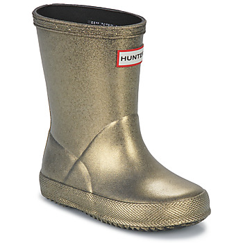Čevlji  Deklice škornji za dež  Hunter ORIGINAL FIRST CLASSIC NEBULA Pozlačena