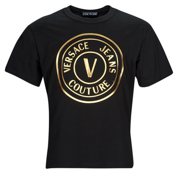 Oblačila Moški Majice s kratkimi rokavi Versace Jeans Couture GAHT05-G89 Črna
