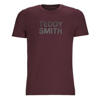 Oblačila Moški Majice s kratkimi rokavi Teddy Smith TICLASS Bordo