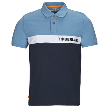 Oblačila Moški Polo majice kratki rokavi Timberland SS Millers River Colourblock Polo Reg Modra