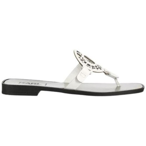Čevlji  Ženske Sandali & Odprti čevlji Karl Lagerfeld KL80408 SKOOT Bela