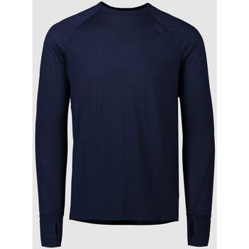Oblačila Moški Majice & Polo majice Poc 61610-1582 M's Light Merino Jersey Tumaline Navy Modra