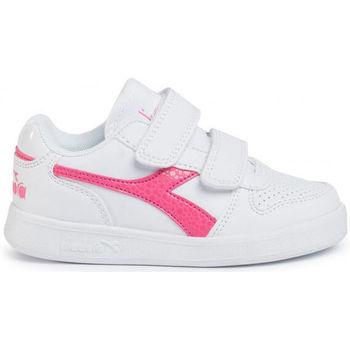 Čevlji  Otroci Modne superge Diadora 101.175783 01 C2322 White/Hot pink Rožnata