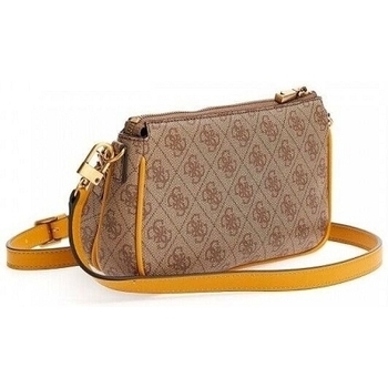 Guess IZZY DOUBLE POUCH CROSSBO Bež