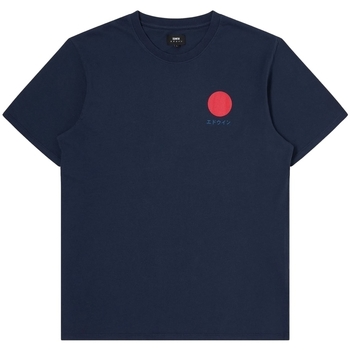 Oblačila Moški Majice & Polo majice Edwin Japanese Sun T-Shirt - Navy Blazer Modra