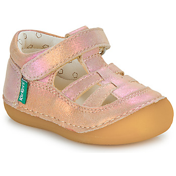 Čevlji  Deklice Sandali & Odprti čevlji Kickers SUSHY Rožnata
