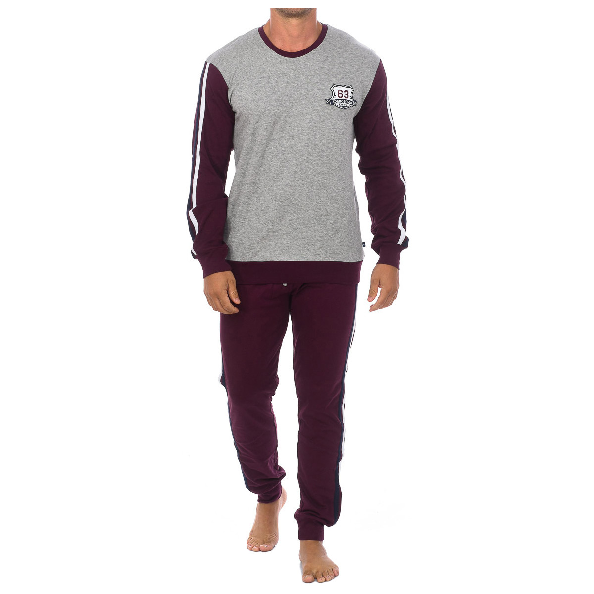 Oblačila Moški Pižame & Spalne srajce Abanderado A0CHG-1W3 Siva