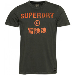 Oblačila Moški Majice & Polo majice Superdry Vintage corp logo Črna