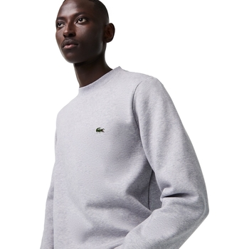 Lacoste Organic Brushed Cotton Sweatshirt - Gris Siva