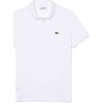 Oblačila Moški Majice & Polo majice Lacoste Slim Fit Polo - Blanc Bela