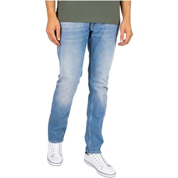 Oblačila Moški Hlače Tommy Jeans VAQUEROS SLIM HOMBRE   DM0DM13143-1AB Modra