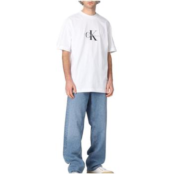 Oblačila Moški Majice s kratkimi rokavi Calvin Klein Jeans  Bela