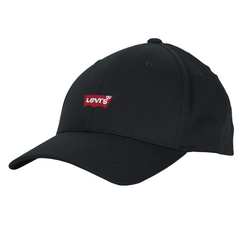 Tekstilni dodatki Kape s šiltom Levi's HOUSEMARK FLEXFIT CAP Črna