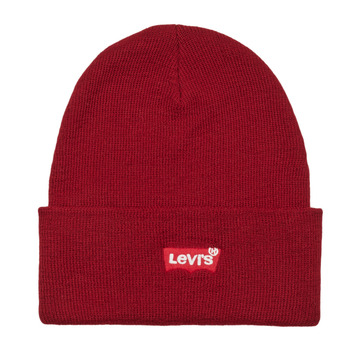 Levi's RED BATWING EMBROIDERED SLOUCHY BEANIE Bordo
