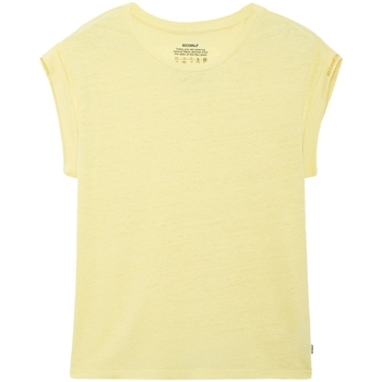 Oblačila Ženske Puloverji Ecoalf Aveiroalf T-Shirt - Lemonade Rumena
