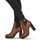 Čevlji  Ženske Gležnjarji Tommy Jeans Essentials High Heel Boot Kostanjeva