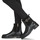 Čevlji  Ženske Gležnjarji Tommy Hilfiger THERMO MATERIAL MIX BELT BOOTIE Črna