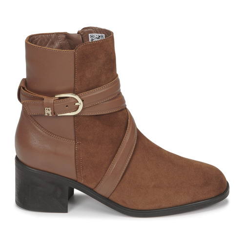 Tommy Hilfiger ELEVATED ESSENTIAL MIDHEEL BOOT Rjava