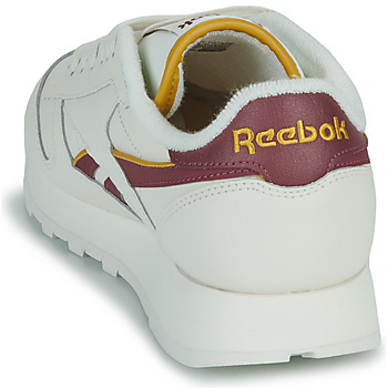 Reebok Classic CLASSIC LEATHER Bela / Bordo / Rumena