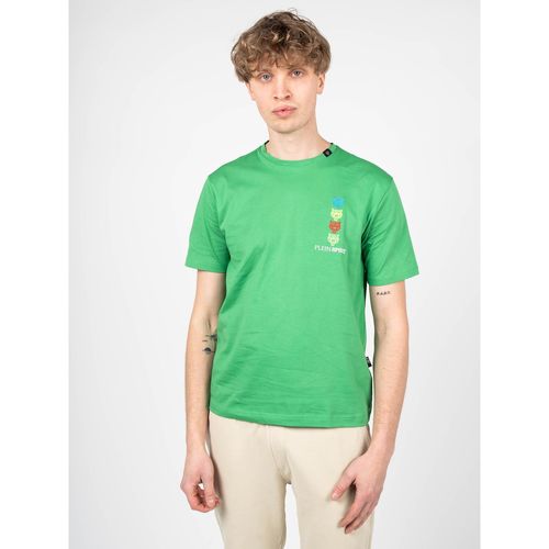 Oblačila Moški Majice s kratkimi rokavi Philipp Plein Sport TIPS1135 Zelena