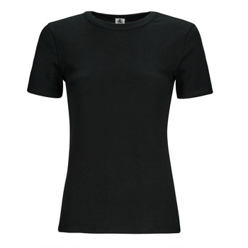 Oblačila Ženske Majice s kratkimi rokavi Petit Bateau MC COL ROND Črna