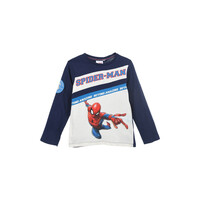 Oblačila Dečki Majice z dolgimi rokavi TEAM HEROES  T SHIRT SPIDERMAN Bela