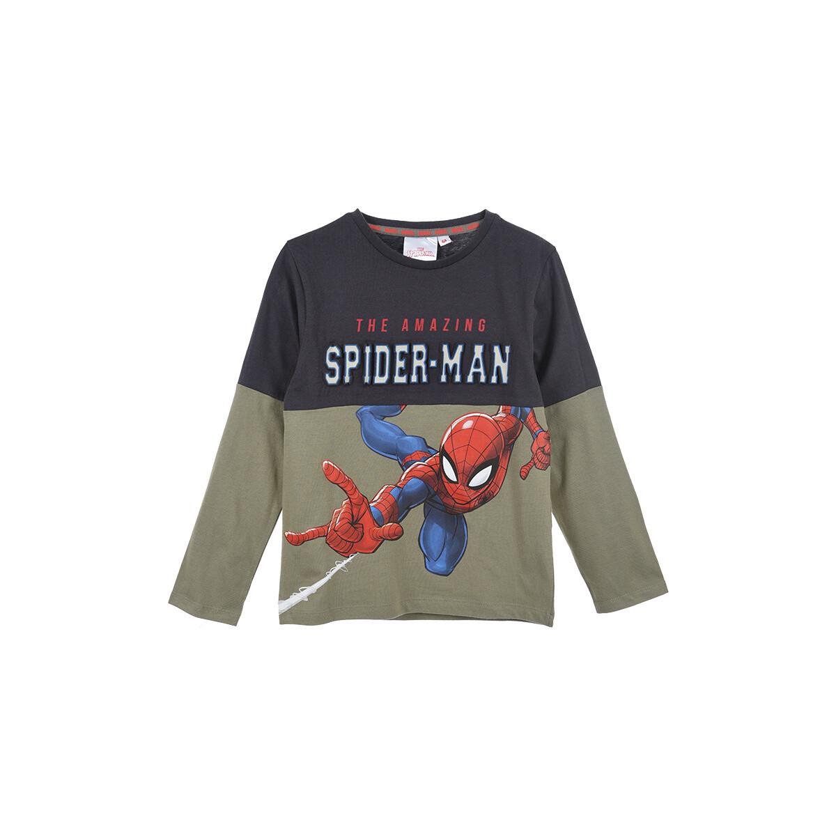 Oblačila Dečki Majice z dolgimi rokavi TEAM HEROES  T SHIRT SPIDERMAN Siva