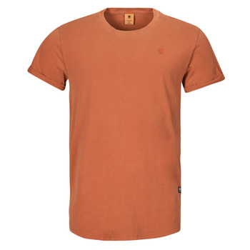 Oblačila Moški Majice s kratkimi rokavi G-Star Raw LASH R T S\S Oranžna