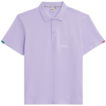 Oblačila Majice & Polo majice Kickers Big K Poloshirt Vijolična