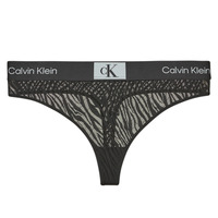Spodnje perilo Ženske String Calvin Klein Jeans MODERN THONG Črna