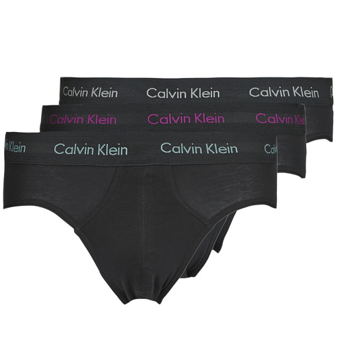 Spodnje perilo Moški Spodnje hlače Calvin Klein Jeans HIP BRIEF X3 Črna