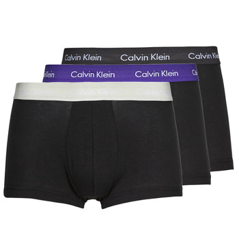 Spodnje perilo Moški Boksarice Calvin Klein Jeans LOW RISE TRUNK X3 Črna